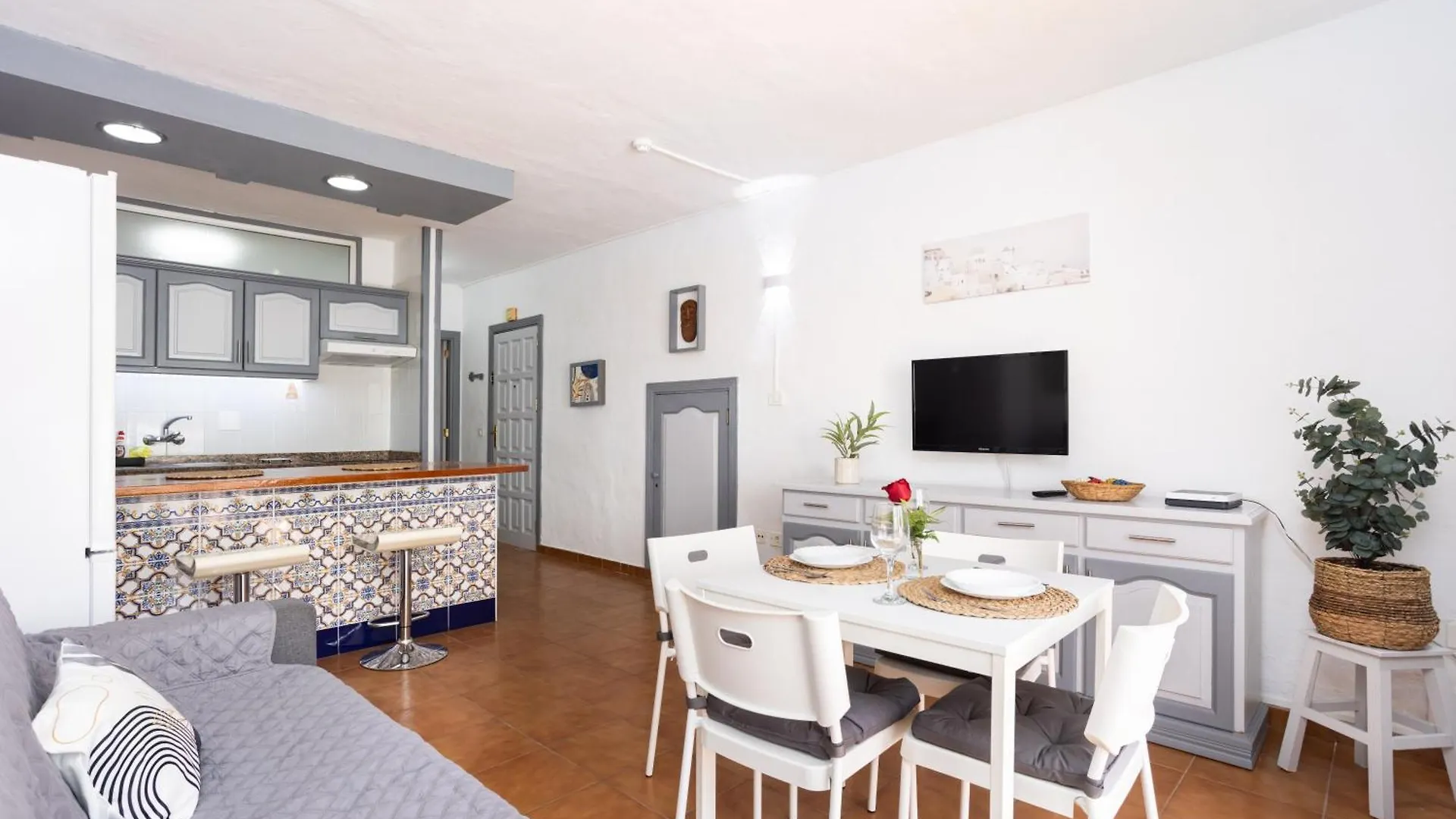 公寓 Home2Book Cozy Apt, Pool & Terrace Las Americas 阿罗纳